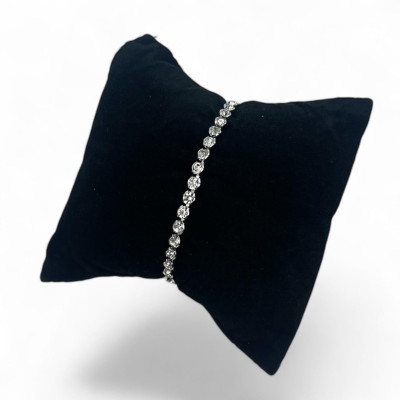 Bracelet en rond de tennis.