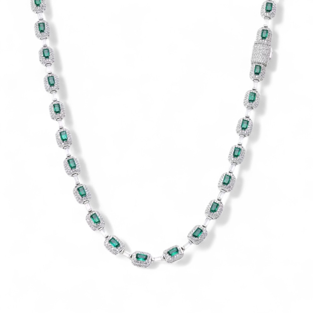 Collier London Or Blanc