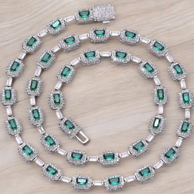 Collier London Or Blanc