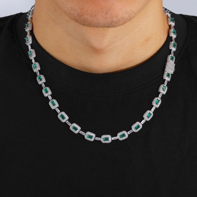 Collier London Or Blanc